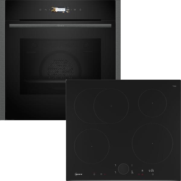 Neff Collection BCR2760G - Backofen-Set, Einbau, B24CR71G0 + T56FUF1L0, Backofen, Induktionskochfeld, , 7 Jahre Garantie